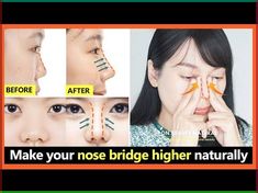 👇 Watch Short Clips for Facial Exercise & Massage. Subscribe to DN.Beauty SHORTS 👇https://www.youtube.com/channel/UCob1iz4g-HLi-W4lk21o2EA?sub_confirmation... How To Get High Nose Bridge, High Nose Bridge Exercise, Low Bridge Nose, High Bridge Nose, Dn Beauty, Slope Nose, Low Nose Bridge, High Nose Bridge, Drawing Nose