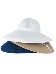 Women's Cotton Sun Hat Lightweight One-size Sun Hat For The Beach, Spring Sun Hat With Uv Protection, One Size, Adjustable Solid Color 5-panel Sun Hat, Blue Wide-brim Sun Hat With Uv Protection, Blue Wide-brim Cotton Sun Hat, Sun Protection Hat, Sun Hats, Sun, Hats