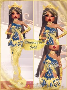 Cleopatra Halloween Costume, Dripping In Gold, Outfits Hacks, Matching Outfits Best Friend, Roblox Royale High Outfits