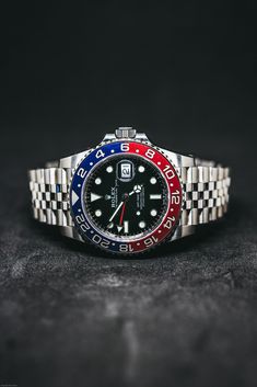 Rolex GMT Master II Pepsi luxurytimepieces Rolex Pepsi Gmt, Rolex Gmt Master Ii Pepsi, Gmt Master Ii Pepsi, Rolex Pepsi, Trendy Watches, Rolex Gmt Master Ii, Skeleton Watches