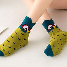 Get noticed wearing these cute owl socks. Made in China 70% Cotton, 25% Polyester, 5% Spandex . High quality fabric that will not rip or tear - Very Comfortable. Best if washed in cold water. With your purchase, the Sock Panda donates socks to someone in need. Thank you Owl Socks, Colorful Owls, Sock Game, Cute Owl, Cool Socks, Socks Women, Crew Socks, Quality Fabric, Socks