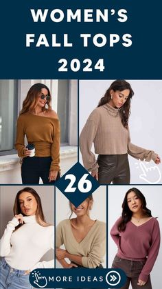 This winter season is all about layering, cozy textures, and rich, earthy tones. Here are 50 trendy fall outfit ideas to help you stay stylish and comfortable throughout the fall. #dresstoimpress #newtrends #newest #newesttrends #wintertrends #winterfashion #fashion #falloutfit #winteroutfit #dijbi #dijbipins #viraldijbipins Versatile Tops, Women Fall Tops, Preppy Boho, Fall Tops