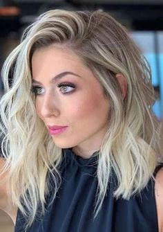 Blonde Hair Cuts Medium, Blond Hairstyles, Medium Length Blonde Hair, Shoulder Length Blonde, Medium Length Blonde, Blonde Haircuts, Medium Blonde, Shoulder Length Hair Cuts, Platinum Blonde Hair