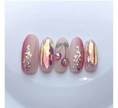 Nail Art Inspo, Unghie Sfumate, Unghie Nail Art, Whimsical Patterns, Art Deco Nails, Asian Nails, Aesthetic Nails, Nail Art Designs Videos, Kawaii Nails