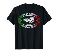 PRICES MAY VARY. Mexican-American heritage. This stylish Mexican and Mexican-American t-shirt design features the Mexican Flag Eagle to show your Mexican pride. Show where you're from and your love for Mexico and Arizona with this tee! This Hecho En Mexico t-shirt for women, men, and kids makes the perfect gift for friends and family with roots in Mexico and the US. For anyone proud to wave the Mexican Flag and wear it to make Mexican food with family grab a shirt today! Lightweight, Classic fit Mexican Flag Eagle, Mexican Pride, Mexican Flag, Mexican Flags, Mexican American, Mens Long Sleeve Tee, American Pride, Pride Shirts, Made In America