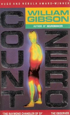 the book cover for gordon by william gibson, with an image of a man's torso