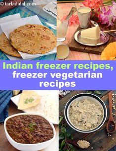 Freezer Friendly Curry, Indian Freezer Meals, Indian Vegetable Side Dish, Individual Freezer Meals, Ginger Sorbet, Freezer Meal Recipes, Vegetarian Freezer Meals, Ice Cream Fruit, Freezer Cooking Recipes