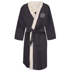 Our Monogrammed Sherpa Robe is a must-have for your morning and evening routines. Marleylilly’s personalized sherpa bath robe is poised to be your next favorite loungewear addition. With its soft cotton and sherpa blend and its personalized monogram design, this monogram robe will wrap you in softness and warmth. Perfect for a bride’s gift for her bridesmaids, a Mother’s Day gift to your mother, grandmother, aunt or wife or as a splurge for yourself, our monogrammed sherpa bathrobe is a good-moo Personalized Bridal Party Gifts, Monogram Robes, Marley Lilly, Evening Routine, Pajama Robe, Bridesmaids And Groomsmen, Monogram Design, Personalized Monogram, Bridal Party Gifts