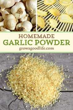 homemade garlic powder is the best way to use it