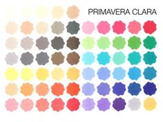 the color scheme for primavera clafa