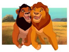 the lion king and simba from disney's live - in - the - wild