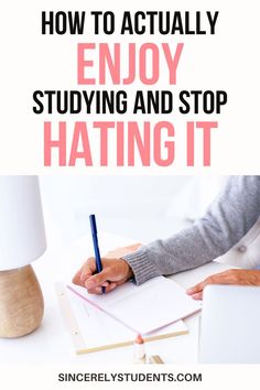 Read this blog post to learn how to actually start enjoying studying and stop hating it in 6 simple steps. Become a motivated student this semester! Enjoy Studying, Improve Brain Power, Start Studying, New Semester, Note Taking Tips, Hate School, Time Management Strategies, Study Methods