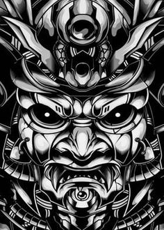 Displate is a one-of-a-kind metal poster designed to capture your unique passions. Sturdy, magnet mounted, and durable – not to mention easy on the eyes! Samurai Battle, Oni Mask Tattoo, Battle Art, Japanese Demon, Chest Ideas, Oni Demon, Japanese Mask, Oni Mask, Mask Tattoo