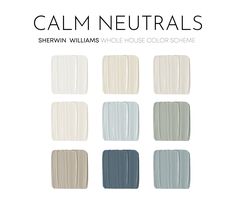 the color scheme for calm coastal by sherylin williams