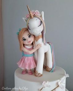 Diy Unicorn Cake, Beautiful Cake Designs, Cake Topper Tutorial, Couture Cakes, Beautiful Birthday Cakes