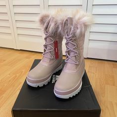 Brand New Pink Sorel Boots, Sorel Waterproof Boots, Sorel Womens, Sorel Shoes, Waterproof Boots, Winter Rain, Rain Boots, Women Shoes, Brand New