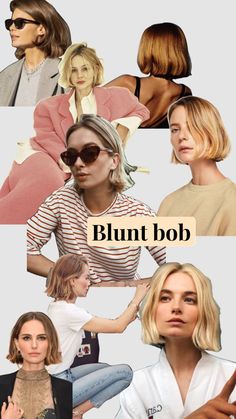 Chin Bob Thick Hair, Modern Bob 2023, Hairstyles 2023 Trends Short Hair, Bob Hair 2023 Trends, Short Bob 2023 Trends, Bluntcut Bob 2023, Short Blonde French Bob, 90s French Bob, Bluntcut Bob Brunette