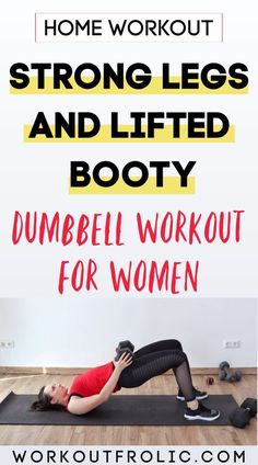 Glutes Dumbbell Workout, Glutes Dumbbell, Upper Body Dumbbell Workout, Dumbbell Workout At Home, Functional Workouts, Body Workout At Home, Keeping It Simple, Dumbbell Workout, Home Workout