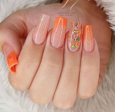 Long Acrylic Nail Designs, Nails Now, Glow Nails, French Acrylic Nails, Pretty Nail Art Designs, Summer Acrylic Nails, Short Acrylic Nails Designs, Homecoming Nails, Holographic Nails