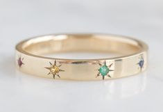 Rainbow Star Setting Band Fine Jewelry Rings, Alexis Russell, Custom Diamond Rings, Handcrafted Engagement Ring, Rainbow Sapphires, Sapphire Band, Handmade Fine Jewelry, Antique Diamond, Sapphire Stone