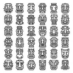 an image of chinese symbols in black and white