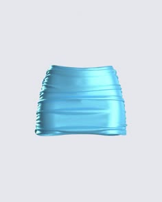 River Blue Satin Mini Skirt Cheap Blue Flared Mini Skirt, Teal Mini Skirt, Blue Sparkle Skirt, White Satin Mini Skirt, Blue Mini Skort, Blue Sequin Mini Skirt, Light Blue Skirt Outfit, Blue Skirt Outfit, Blue Short Skirt