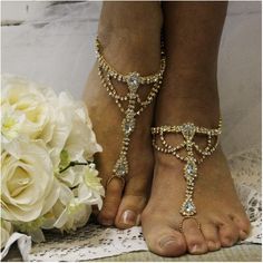 SOMETHING BLUE barefoot sandals - gold wedding, foot jewelry, beach wedding, bridal "PIN this pretty for later!’ Foot Jewelry Wedding, Bridal Foot Jewelry, Barefoot Sandals Wedding, Rhinestone Wedding Shoes, Beach Wedding Sandals Barefoot, Sandals Wedding, Barefoot Sandal, Sandals Beach