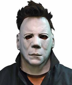 Myers Face Mask - Michael Myers Face, Michael Myers Costume, Famous Murders, Michael Meyers, Michael Myers Mask, Michael Meyer, Mascaras Halloween, Trick Or Treat Studios, Black Halloween Dress