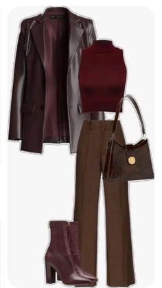 Thanksgiving Outfit Ideas, Corporate Outfits, Brown Pants, Thanksgiving Outfit, Mode Inspo, Looks Chic, Professional Outfits, Outfits Women, Mode Vintage