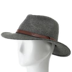 ↑ Click above to watch the video! ↑ The Montana Outback hat is made for those who live a different way of life. Made of 100% wool and ideal for cold and wet weather along with everyday use. The hat is very versatile and travel-friendly. Teardrop, front pinch crown. Made with a beautiful brown hat band that gives it a sharp look. This Outback hat has a crushable wool material with an approximately 2 5/8" brim and a comfortable cloth sweatband. Made in the USA. Material: 100% Wool FeltBrim: 2 5/8" Classic Winter Travel Hats, Winter Brimmed Felt Hat, Classic Winter Hat Bands For Travel, Adjustable Everyday Hat For Fall, Wide Brim Wool Fedora For Winter, Adjustable Everyday Fall Hat, Winter Felt Hat One Size, Winter Felt Hat, One Size Fits Most, Winter Felt Hat One Size Fits Most