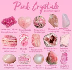 Pink Stones And Crystals, Aphrodite Crystals, Pink Crystal Aesthetic, Pink Magic Aesthetic, Pink Witchcraft, Pink Aura Quartz, Aphrodite Goddess