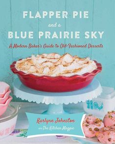 the cover of flapper pie and a blue prairie sky