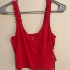 Never Worn! Got This For Game Days And Never Ended Up Using It. From Pacsun Pacsun Tops, Pacsun, Red Color, Crop Top, Womens Tops, Crop Tops, Red, Women Shopping, Quick Saves