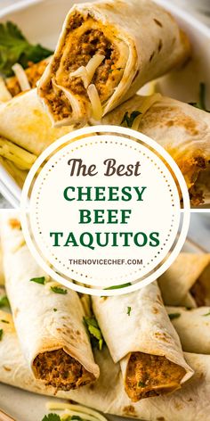 the best cheesy beef taquitass recipe is in this round - up