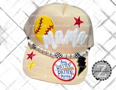 a baseball hat with the words happy father's day written on it and stars