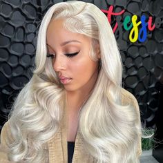 Platinum Blonde HD Transparent 13*4 4*4 Lace Front Wigs Purchase Info Shipping>>Free Shippingworldwide viaExpressDelivery time>> USA (4-6Bdays),others (5-8 Bdays)Payment>>Afterpay/Klarna/ Debit/Credit Card, PayPalHandling time>> Ship within24 hoursafter paymentReturns>> Fast refund,buyer protectionFree Gifts>>HD Wig Cap,& Random More 6 pieces Product Details Length>>14-28inch,after comb-open Hair Materil>>100% Virgin Hair From One Donor Last For>>One More Year Density>>150%, 180% Hair Color>> Wh Long Human Hair Wigs, Edges Hair, Open Hairstyles, Wigs For Sale, 360 Lace Wig, Hair Ponytail, Hair Ponytail Styles, Platinum Blonde Hair, Ponytail Styles