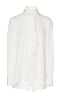 Adam Lippes Trunkshow | Moda Operandi Kdrama Outfits, Noble Lady, Adam Lippes, Resort 2020, Scarf Neck, Casual Chic Style, Neck Scarves, White Tops, Moda Operandi