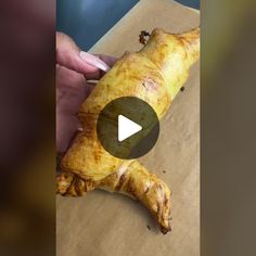 someone is peeling an old banana from the peel