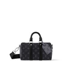 LOUIS VUITTON® - Keepall Bandoulière 25 - Monogram Eclipse Reverse Luxury Gifts For Men, Spring Sandals, Louis Vuitton Keepall, Wallet Pouch, Louis Vuitton Official, Monogram Bag, Messenger Bag Men, City Bag, Vuitton Bag