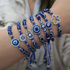 The Evil Eye charm has been used for centuries as a talisman for protection against misfortune and malicious intent. It is thought to bring the wearer good luck.This adjustable sliding knot bracelet comes in an assortment of evil eye styles in a silver finish. Evil Eye Jewelry Bracelet Bloomingdale's, Affordable Black Spiritual Evil Eye Bracelet, Bracelets Of Eyes, Cheap Hand-strung Evil Eye Bracelet, Luxury Adjustable Evil Eye Bracelet As Gift, Cheap Multicolor Evil Eye Bracelet For Beach, Affordable Round Evil Eye Spiritual Bracelet, Cheap Multicolor Casual Evil Eye Bracelet, Affordable Multicolor Evil Eye Bracelet For Beach