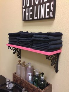 the bathroom is clean and ready to be used for someone's personal care needs