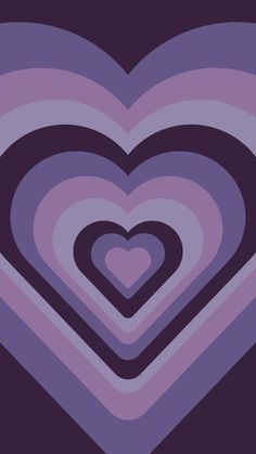 two hearts in the middle of a purple and black background