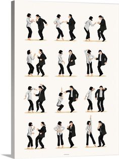 an image of people dancing in different poses