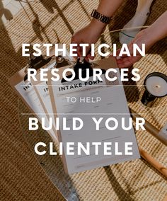 Building and keeping a clientele is so important as an esthetician! Over the years, I’ve learned a lot about what it takes to build a solid relationship with clients. So, I’ve put everything together and created must-have resources to help you do the same!   + The Intake Form    Intake forms… we all need them. But who Esthetician Must Have, Building Clientele Esthetician, Esthetician Must Haves, Spa Bedding, Esthetics Education, New Esthetician, Iv Hydration, Intake Form