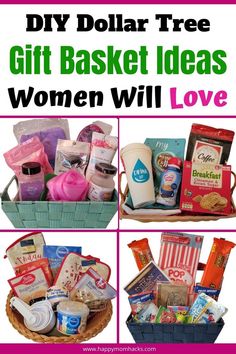 gift basket ideas for women that are easy to make and great for the holidays or any special occasion