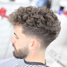 Taper Fade Curly Hair, Low Fade Haircut, Textured Curly Hair