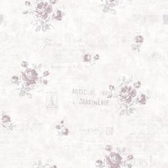 a wallpaper with roses and writing on it