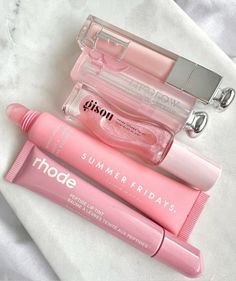 Girly Lipgloss, Cute Pink Makeup Products, Pink Makeup Products Aesthetic, Cute Pink Lip Gloss, Makeup Products Aesthetic Pink, Good Skin Tips, Sephora Skin Care, Skin Care Items, Lip Products