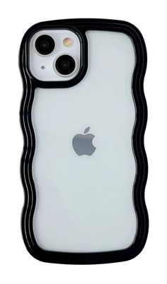 an iphone case is shown in black and white