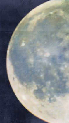 an image of the moon taken from space with no stars on it's surface